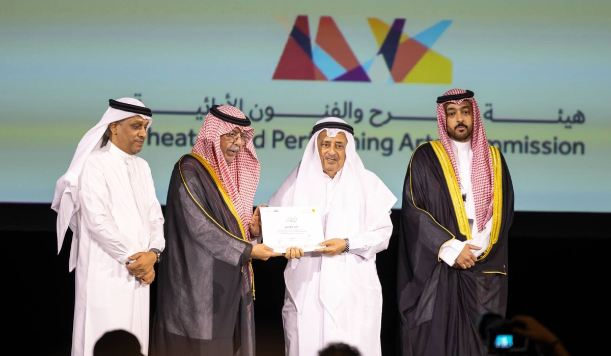 Saudi Theatre Authority Honors Qatari Playwright Saleh Al Mannai at GCC Theatre Festival